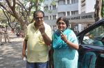 voting at Jamnabai School in Mumbai on 24th April 2014